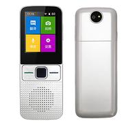 Language Translator, Portable Smart Voice Translator with Touch Screen, 137 Languages Mini Smart WiFi Voice Translator Voice/Text/Recording/Photo Camera Instant Translation black