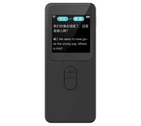 Language Voice Translator, 1.54 Inch Touch Sn 39 Languages u200bu200b+ 51 Aent Instant Two-Way Translation WiFi Connection, rt Recording Transfer Offline Translation,Black Bathing in