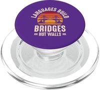 Languages Build Bridges, Not Walls PopSockets PopGrip for MagSafe