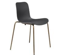 Langue Stack Chair Norr11 Brass Anthracite black - 4251501619703