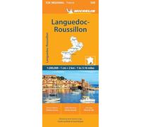 Michelin Regional Map Languedoc-Roussillon 526