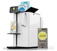LANGWATER New Reverse Osmosis & Mineralization Water Filter Countertop - Instant Water Purifier adding Precise Minerals - Starterkit with 4-stage Filtration System & 2 Packs Minerals - Lemon