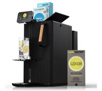 LANGWATER New Reverse Osmosis & Mineralization Water Filter Countertop - Instant Water Purifier adding Precise Minerals - Starterkit with 4-stage Filtration System & 2 Packs Minerals - Lemon