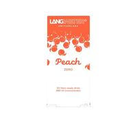 LANGWATER+ Peach Zero - Sweet flavour pack. Zero Calories. Sugar-Free. Compatible with the TheWell reverse osmosis water purifier for pure, mineralised and flavoured water