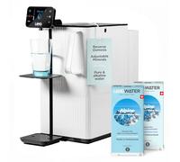 LANGWATER Reverse Osmosis & Mineralisation Water Filter Countertop TheWell 2 - Alkaline & Hot water dispenser - Plug & Drink Water Purifier with NSF58 RO, UV & 2 Mineral Packs Made in Switzerland