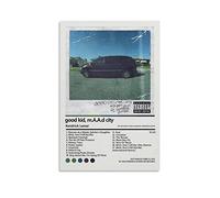 LANGYA Kendrick Lamar Poster - Good Kid, M.A.A.D City Poster Canvas Poster Bedroom Decor Sports Landscape Office Room Decor Gift Unframe-style 16x24inch(40x60cm)
