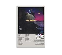 LANGYA Lil Baby Poster My Turn Poster Canvas Poster Bedroom Decor Sports Landscape Office Room Decor Gift Unframe-style 12x18inch(30x45cm)