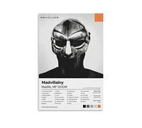 LANGYA Madlib MF DOOM Madvillainy Canvas Poster Bedroom Decor Sports Landscape Office Room Decor Gift Unframe-style 12x18inch(30x45cm)