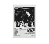 LANGYA Playboi Carti Die Lit 2017 Canvas Poster Bedroom Decor Sports Landscape Office Room Decor Gift Unframe-style 20x30inch(50x75cm)