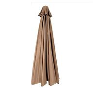 LANGZDHE Parasol Replacement Cover Replacement Fabric 3m 8 Arms Octagonal Parasol Cover For 3 Metre Diameter Cantilever Garden Parasol Khaki