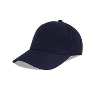 LANGZHEN Baseball Dad Cap 100% Cotton Fits Men Women Classic Adjustable Plain Hat(Structured-Navy)