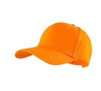 LANGZHEN Baseball Dad Cap 100% Cotton Fits Men Women Classic Adjustable Plain Hat(Structured-Orange)
