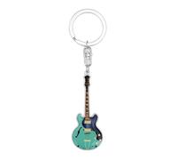 LanHong Guitar Keychain Guitar Key Chain Guitar Keychain Bottle Opener Guitar Accessories Gifts for Guitar Lovers Men Friends, Green, S