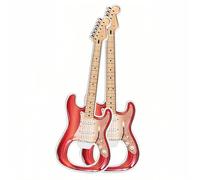 LanHong Guitar Shaped Bottle Opener, Zinc Alloy, 2 Piece Set, Perfect for Drinkers and Music Guitar Lovers