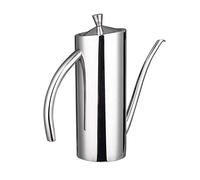Lanhope Oil Dispenser Bottle 500ml Stainless Steel with Handle Olive Oil Pourer Stopper Pot Soy Sauce Vinegar Cruet Drizzler Non Drip Spout Heat-Resistant for Cooking Kitchen Restaurant BBQ