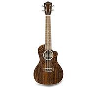Lanikai 4 String Ukulele, Concert Thin Line Cutaway Acoustic Electric Ukulele with Bocote Body (FB-CETC)