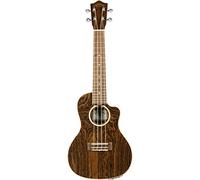 Lanikai FB-CETC Figured Bocote Thin Body Concert Acoustic/Electric Ukulele Inc. Gig bag