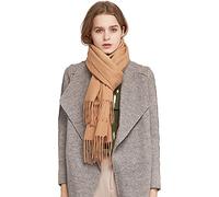 LaniLani 100% Merino Wool Scarf for Women and Men, 78” x 16”, the Perfect Warm and Soft Accessory for Winter - brown - Medium