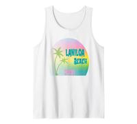 Laniloa Beach Oahu Hawaii Tropical Beach Adventure Tank Top