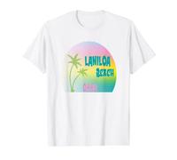 Laniloa Beach Oahu Hawaii Tropical Beach Adventure Value Graphic T-Shirt, Men, White, S