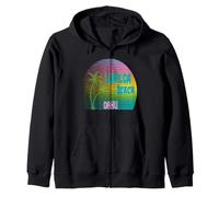 Laniloa Beach Oahu Hawaii Tropical Beach Adventure Zip Hoodie