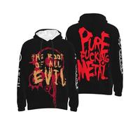 LANIPASTUA Men's Arch Death Metal Enemy Band Enemy Death Hoodie 3D Print Long Sleeve Pullover sweatshirt Sport Cloghing