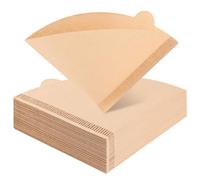 Lanjue 400PCS Coffee Filter Papers, 4.1x5.5inch Disposable Unbleached Cone Filter Papers for Coffee Dripper Pour Over Coffee Maker (1-2 Cups)