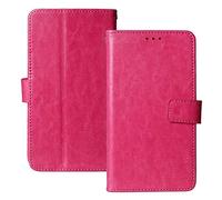 Lankashi Book Stand Premium Retro Business Flip Leather Protector TPU Silicone Case For Nokia 105 (2019) Cover Etui Wallet (Rose)
