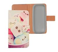 Lankashi Painted Flip Wallet-Design PU Leather Cover Skin TPU Silicone Protection Case For Nokia 105 (2019) (Lovely Design)