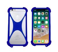 Lankashi Phone Soft Silicone Protective Case For Logic L55 Gel Cover Skin Etui Bumper Shell Blue