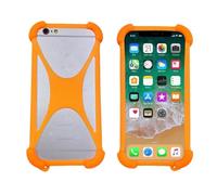 Lankashi Phone Soft Silicone Protective Case For Logic L65 LITE 6.5" Gel Cover Skin Etui Bumper Shell Orange