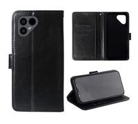 Lankashi Stand Premium Retro Business Flip Leather Case Protector Bumper For Fairphone 4 6.3" Protection Phone Cover Skin Folio Book Card Slot Wallet Magnetic (Black)