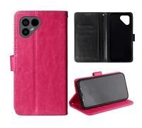 Lankashi Stand Premium Retro Business Flip Leather Case Protector Bumper For Fairphone 4 6.3" Protection Phone Cover Skin Folio Book Card Slot Wallet Magnetic (Rose)