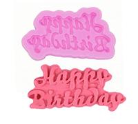 Lankater 3d Happy Birthday Silicone Mold Fondant Cake Decorating Tools Candy Chocolate Moulds Home Gadgets