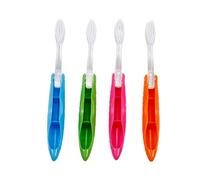 Lankater Foldable Toothbrush Soft Tongue Scraper Travel Toothbrush Mini Portable Folding Toothbrush For Oral Care(Random Colors)