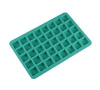 Lankater Silicone 40 Holes Mini Square Shape Cube Mold for Ice Cake Tray Cubes Candy Chocolate Pudding Jelly Party Bar Whisky Tools
