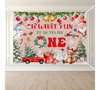 LANKBACK Oh What Fun It is to be One Backdrop