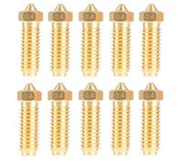 LANKEGU 10pcs Brass Nozzles for Anycubic Kobra 3 3D Printer Parts, 10pcs 0.4mm High Speed Nozzle Set for Kobra 3, Cobra 3 Combo