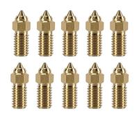 LANKEGU 10pcs Nozzle Set for Elegoo Neptune 4 Series 3D Printer Parts Brass 0.4mm Nozzle Set for Elegoo Neptune 4 Neptune 4 Pro