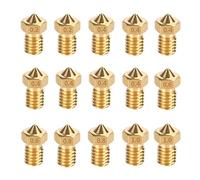 LANKEGU 15pcs Brass Nozzle Set for Anycubic Kobra 3D Printer 7pcs 0.4mm Nozzles and 2pcs 0.2mm 0.6mm 0.8mm 1.0mm Brass Nozzle Set for Anycubic Mega, Mega X, Chrion, Kobra, Kobra Neo