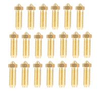 LANKEGU 20pcs Barss Nozzle Set for Kobra 3 3D Printer 8pcs 0.4mm and 3pcs 0.2mm 0.6mm 0.8mm 1.0mm Nozzle Set for Anycubic Kobra 3 Cobra 3 Combo