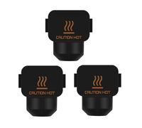 LANKEGU 3 Pack Black Silicone Socks for BambuLab A1 Mini 3D Printer Parts High Temperature Resistance Hot End Cover Silicone Socks for A1 Mini