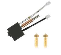 LANKEGU Hotend Kit for Anycbic Kobra 3, 3D Printer, Assembled Heater Block, Print Head, Hot End Kit with 2 Pieces 0.4mm Brass Nozzle for Kobra 3, Cobra 3 Combo