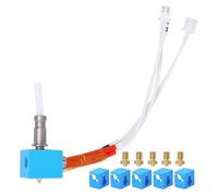 LANKEGU Hotend Kit for Anycubic Kobra, 3D Printer Assembled Print Head Hotend Kit with 4PCS Silicone Socks and 5 PCS Nozzles for Kobra Filament 3D Printers