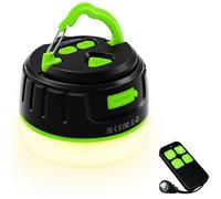lanktoo Rechargeable Camping Lantern with Remote Control & Power Bank - USB C Camping Light 300H Running, 5 Modes Waterproof Tent Light W/ Magnetic Base for Power Cut Fishing Emergencies