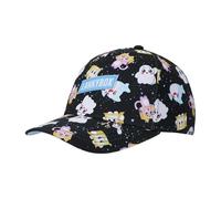 Lanky Box All-Over Character Print Youth Black Traditional Adjustable Hat
