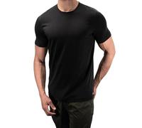 Lanky Llama (New) Primo Tee | for Tall Slim Men, Midnight Black, Large