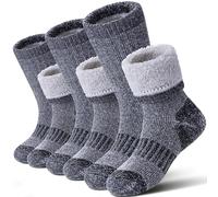 LANLEO Boys Girls Cute Animal Slipper Socks Fuzzy Soft Warm Thick Fleece Lined Winter Socks Kids Toddlers Christmas Stockings