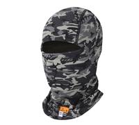LANLFY FR Summer Balaclava Flame Resistant for Industrial Safety Welding Construction Firefighter Lightweight Mesh UV Protection Breathable Comfort Fit Camo