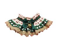 lanliflying Christmas Dog Bibs - Soft Christmas Dog Bandanas Adjustable Dog Bibs,Cute Lace Breathable Pet Scarf Reversible Pet Accessories for Pets